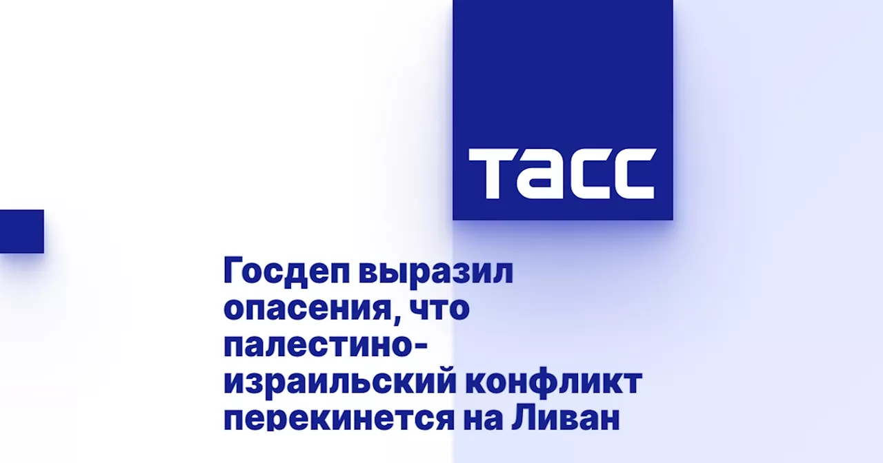 Госдеп выразил опасения, что палестино-израильский конфликт перекинется на Ливан