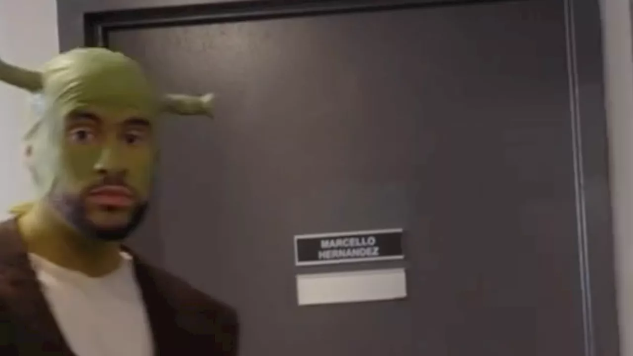 Bad Bunny as Shrek Is a Great Last-Minute Halloween Costume — Watch Video