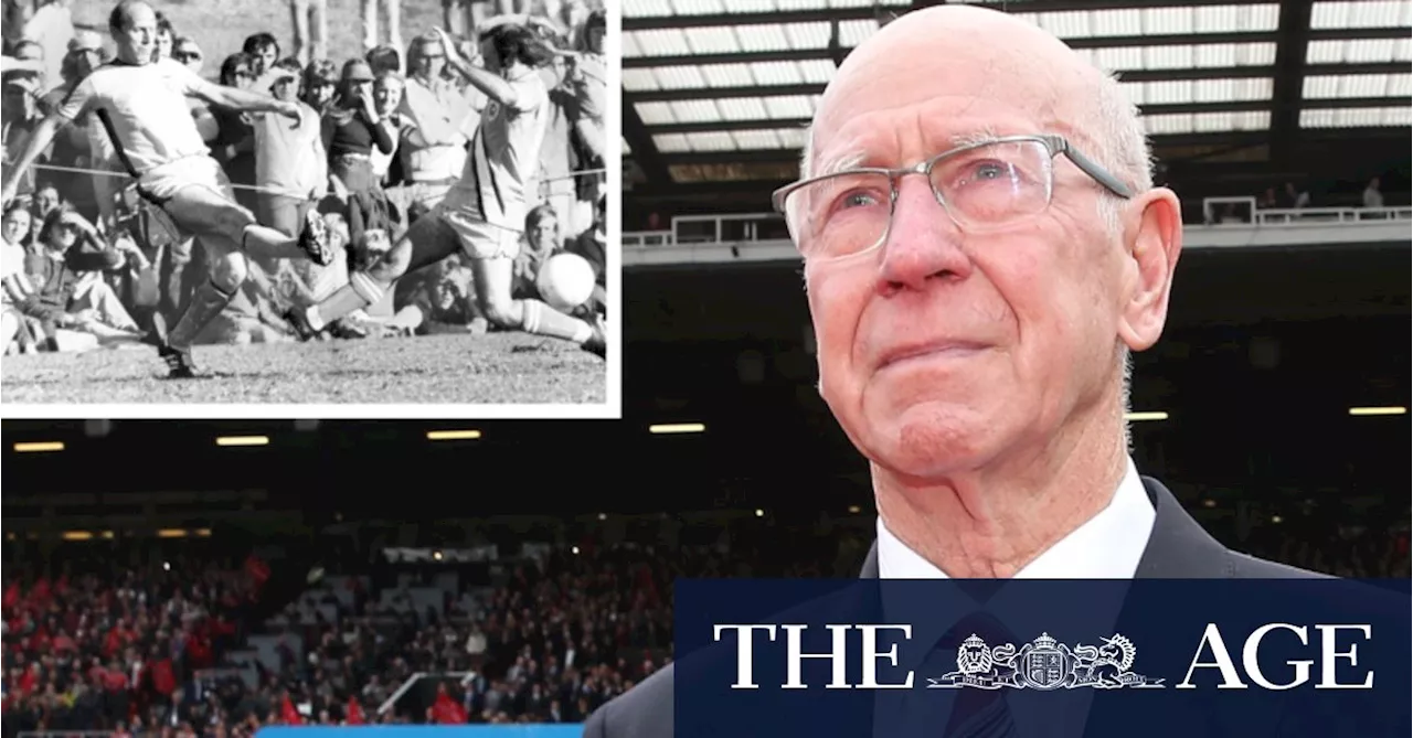 How the great Bobby Charlton ended up scoring his final goal in Sydney