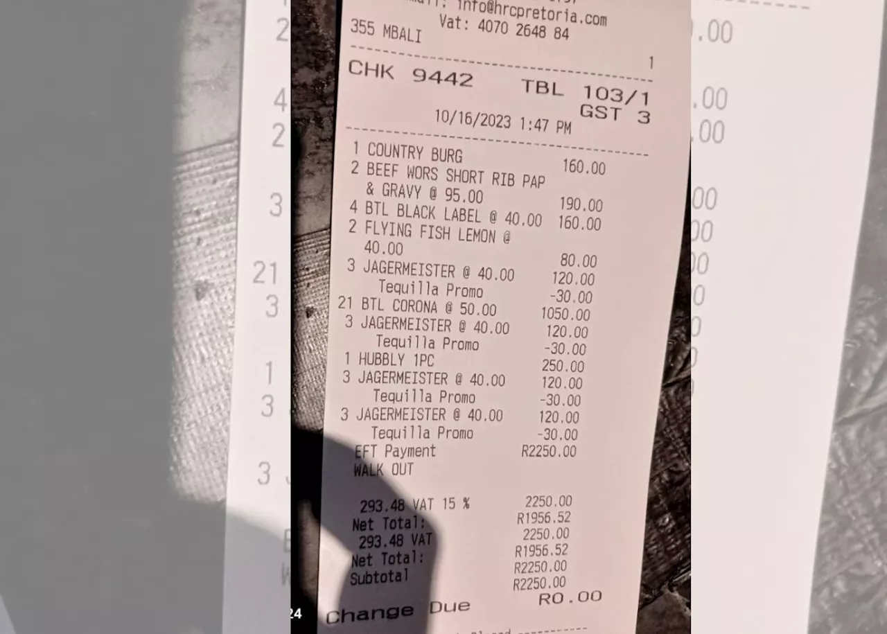 Hard Rock Cafe Menlyn waitress DESPERATELY seeks three men for ‘unpaid’ R2250 bill [CCTV]