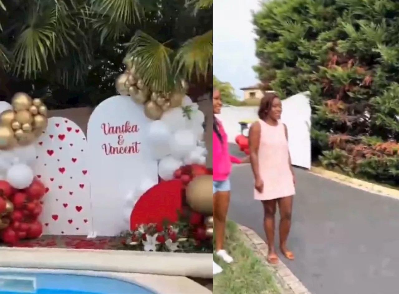 Lady leaves people baffled as she decides to throw a big divorce party (Video)