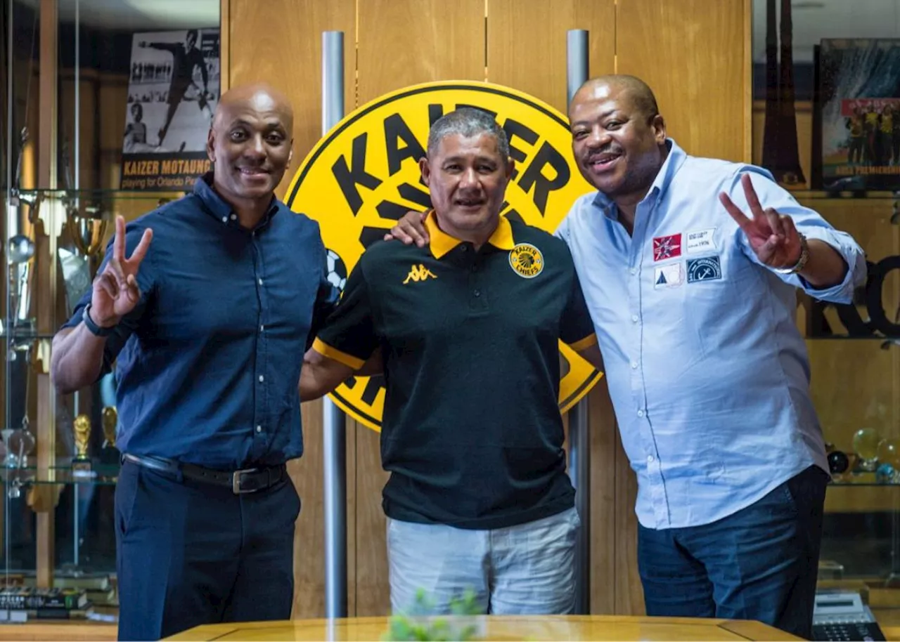 When is Cavin Johnson’s first match in charge of Kaizer Chiefs?