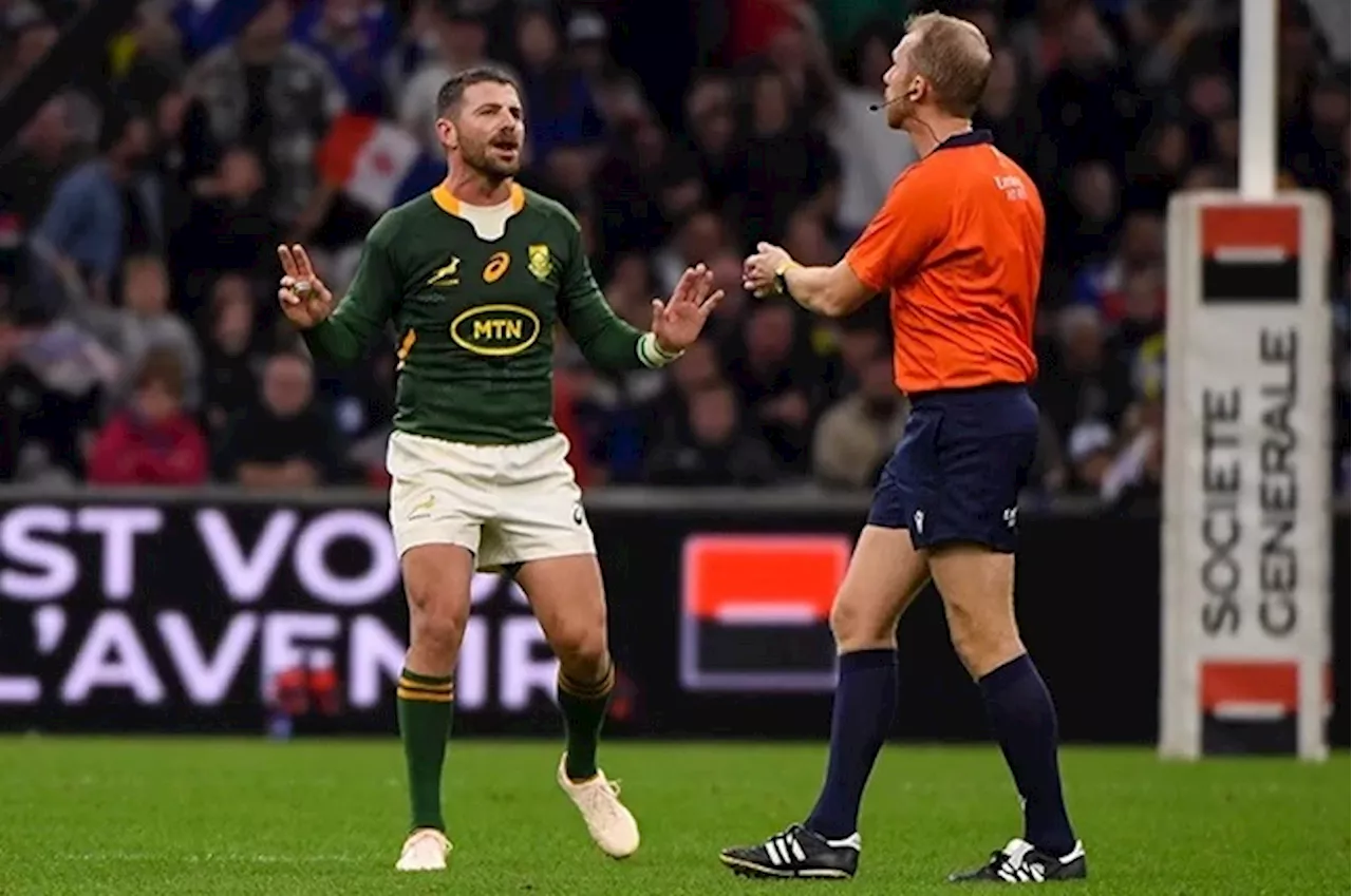 World Cup final referee Barnes has ‘history’ with Boks, Rassie