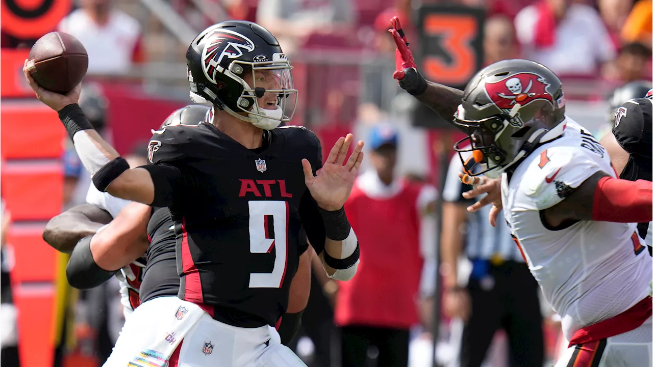 Falcons find themselves in a most unusual position - first place in the NFC South