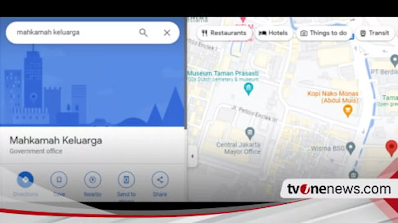 Heboh Posisi Kantor MK di Google Maps Berubah Jadi Mahkamah Keluarga