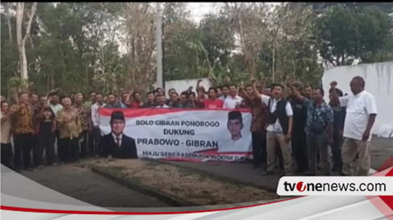 Relawan 'Bolo Gibran' Gelar Deklarasi Dukung Gibran Jadi Cawapres 2024