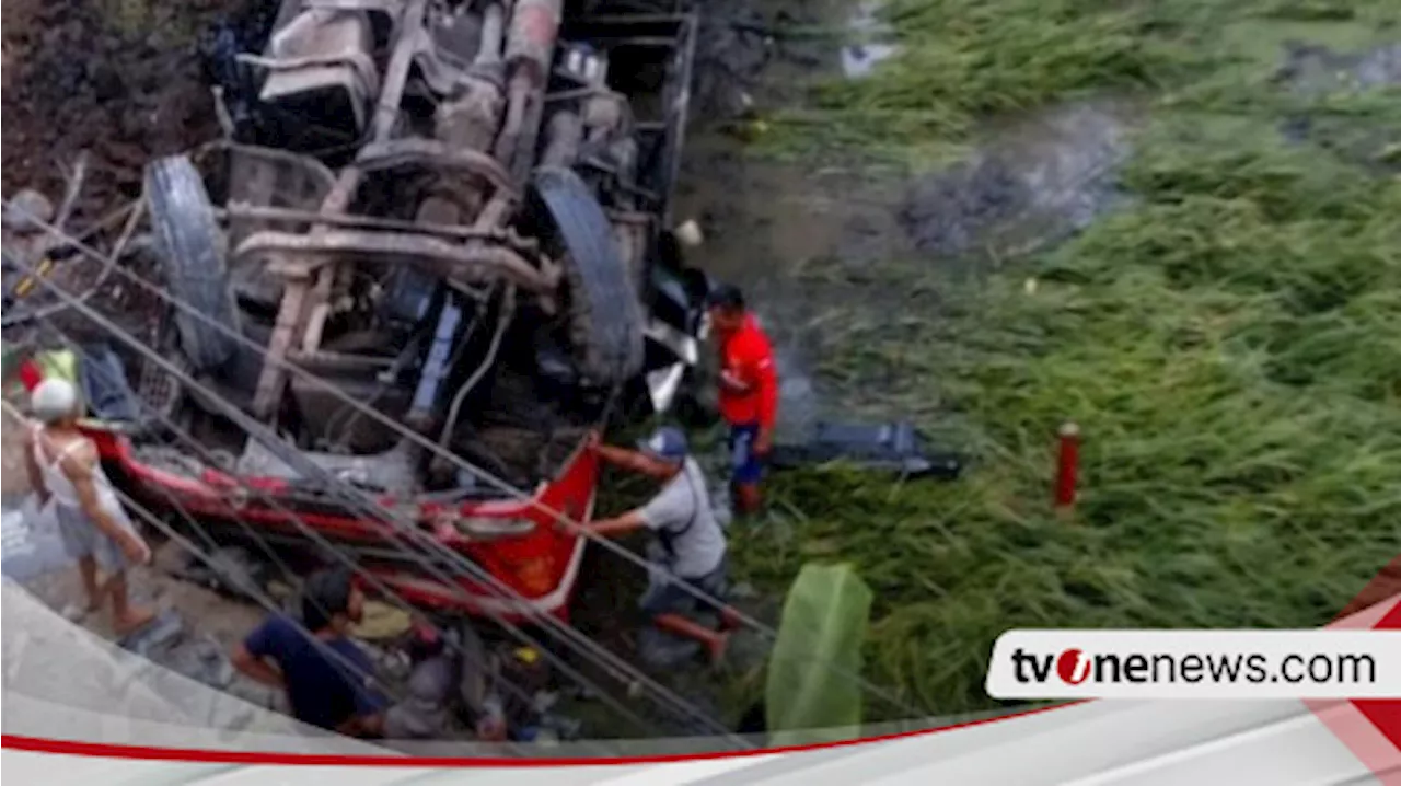 Truk Tangki Masuk Jurang di Kab.Semarang, Satu Pengendara Motor Meninggal Terlindas