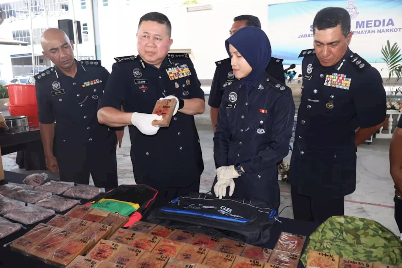 Polis bongkar makmal proses dadah, rampas heroin, syabu RM1.87j