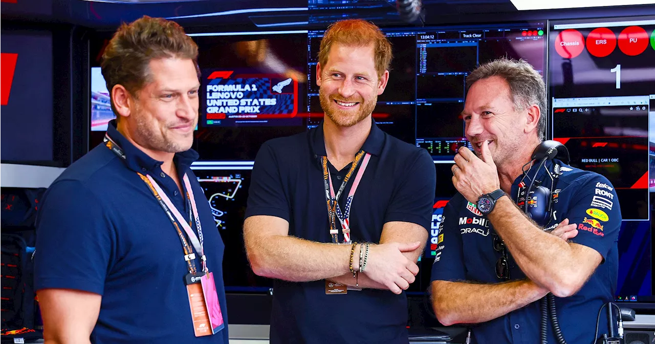 Prince Harry Attends Formula 1 U.S. Grand Prix in Texas