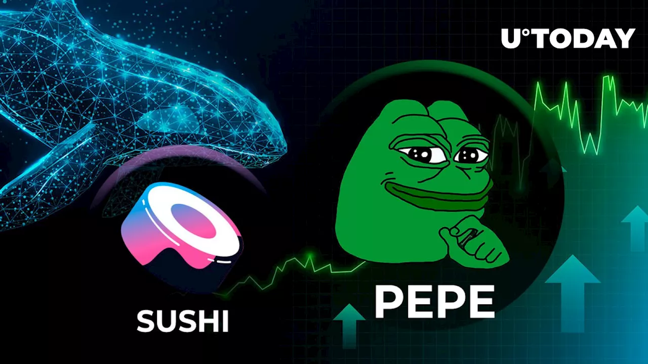 Top Whale Loses $30 Million in SUSHI to Buy 1.9 Trillion PEPE as Pepe up 23.5%