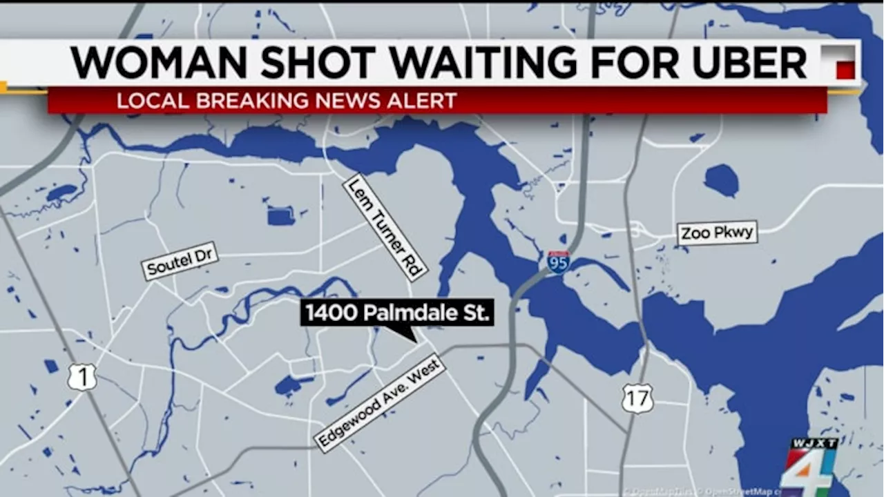 Woman shot while waiting for Uber in Northwest Jacksonville: police