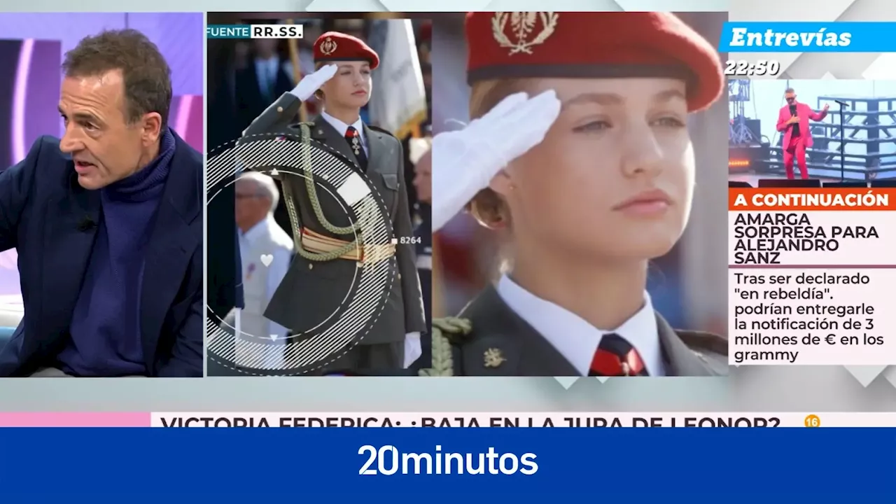 Alessandro Lecquio: 'Juan Carlos I no va a ir a la jura de la Constitución de Leonor por muchas razones, una de ellas es Letizia'