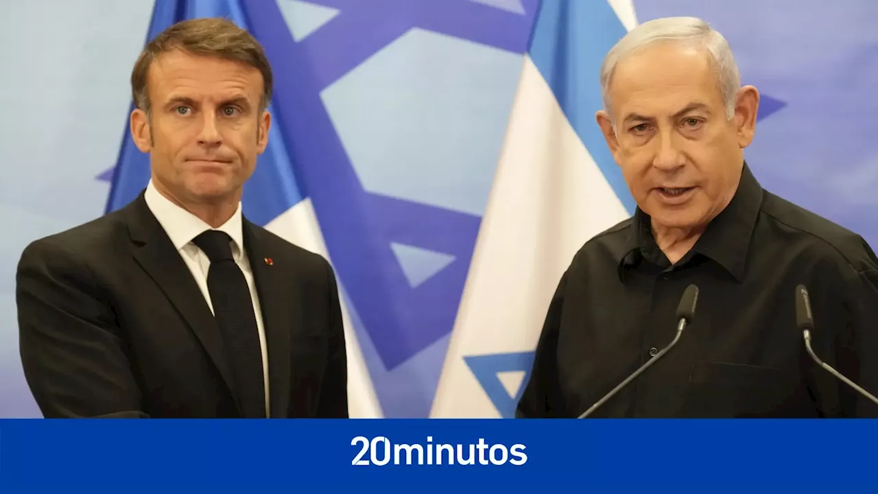 Macron advierte que Israel debe aceptar un Estado palestino y propone una coalición para la lucha contra el terrorismo