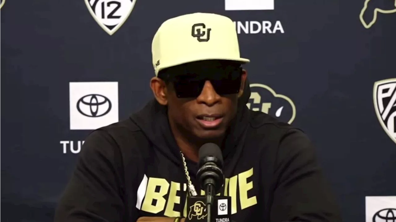 Deion Sanders holding press conference as Buffaloes prepare for UCLA