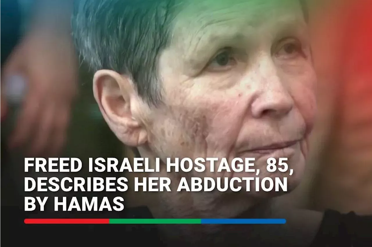 Freed Israeli Hostage, 85, Describes Her Abduction By Hamas | Philippines