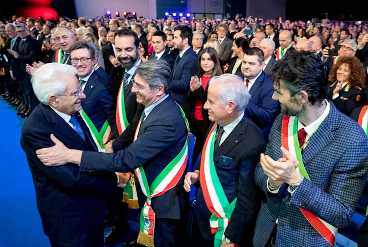 Al via l'assemblea Anci a Genova con il presidente Mattarella