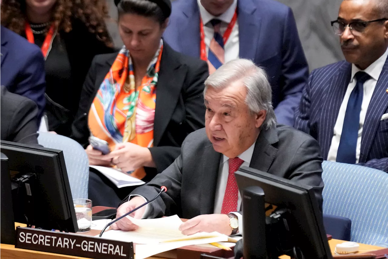 UN Secretary-General Urges More Humanitarian Aid be Allowed into Gaza