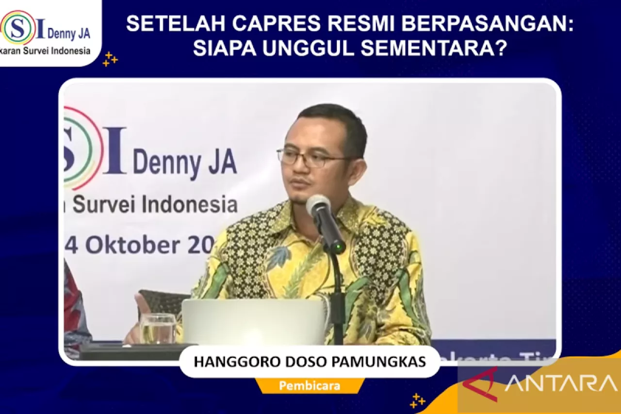 LSI Denny JA: Prabowo-Gibran unggul pada pemilih puas kinerja Jokowi