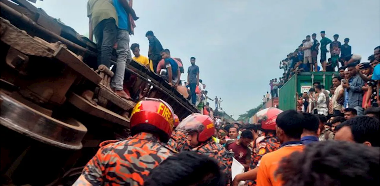 ٹرین حادثے میں متعدد افراد ہلاک