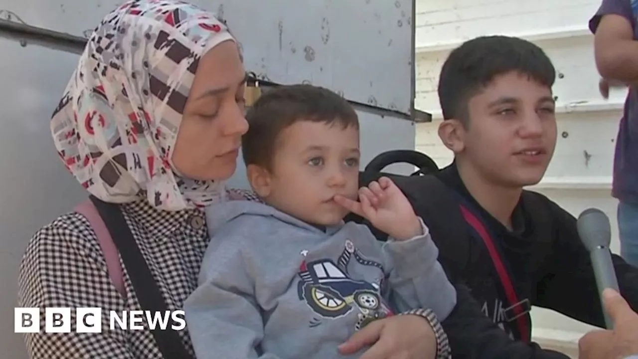 Gaza family tell of desperate journeys to border in search of safety