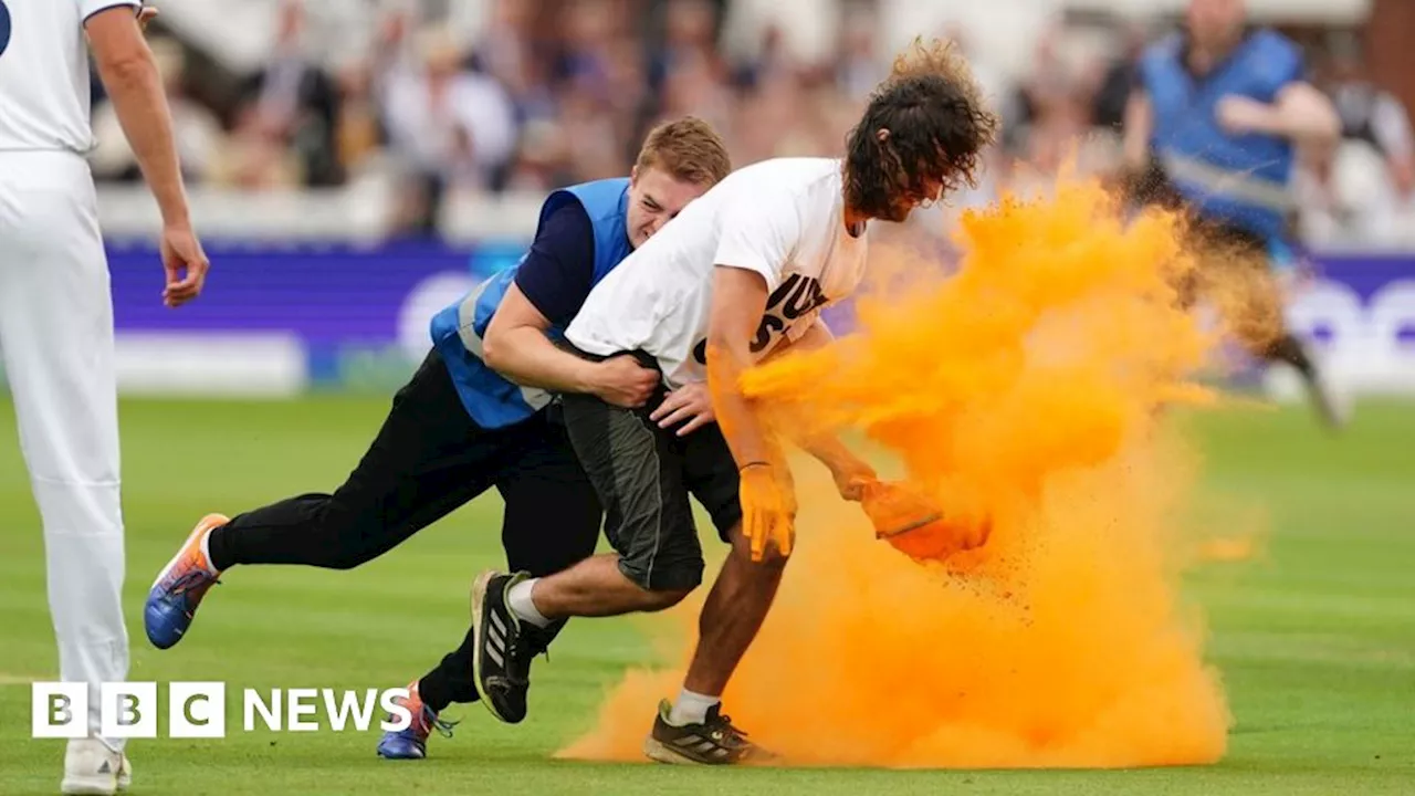 Just Stop Oil trio given community order over Lord's Ashes Test protest