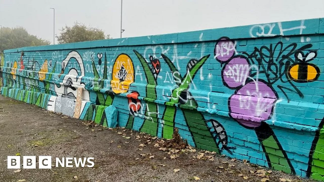 Leeds canal mural defaced day before planned unveiling