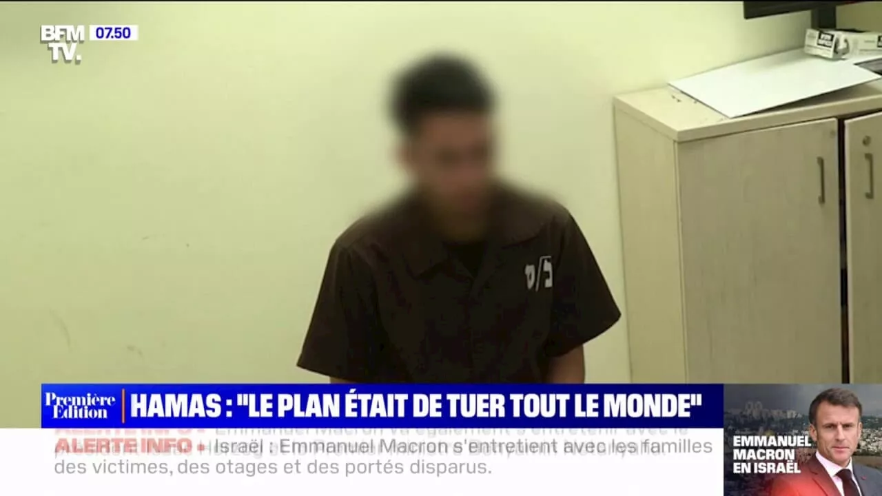 Attaques du Hamas: Israël diffuse des images des interrogatoires des terroristes capturés