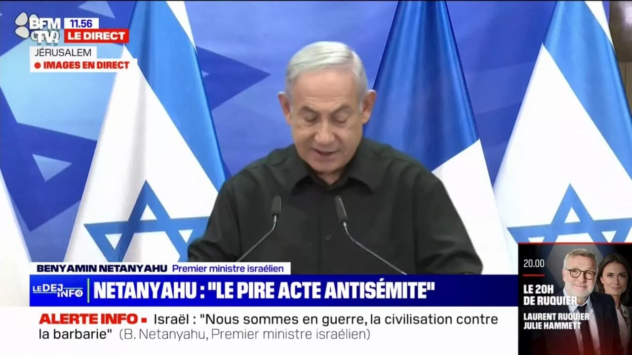 Benjamin Netanyahu: 'Nous faisons tout notre possible pour détruire le Hamas à Gaza'