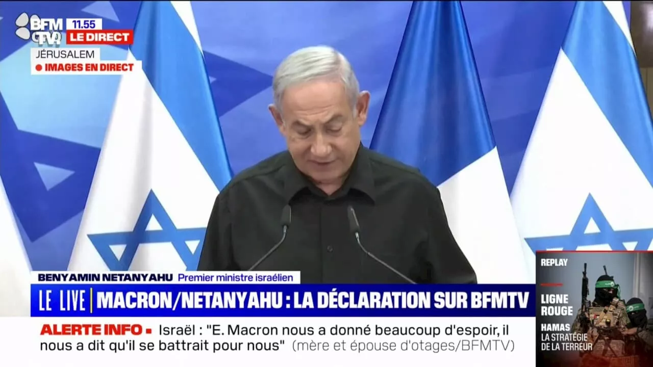 Benjamin Netanyahu sur les attaques du Hamas: 'C'était le pire acte antisémite depuis l'Holocauste'