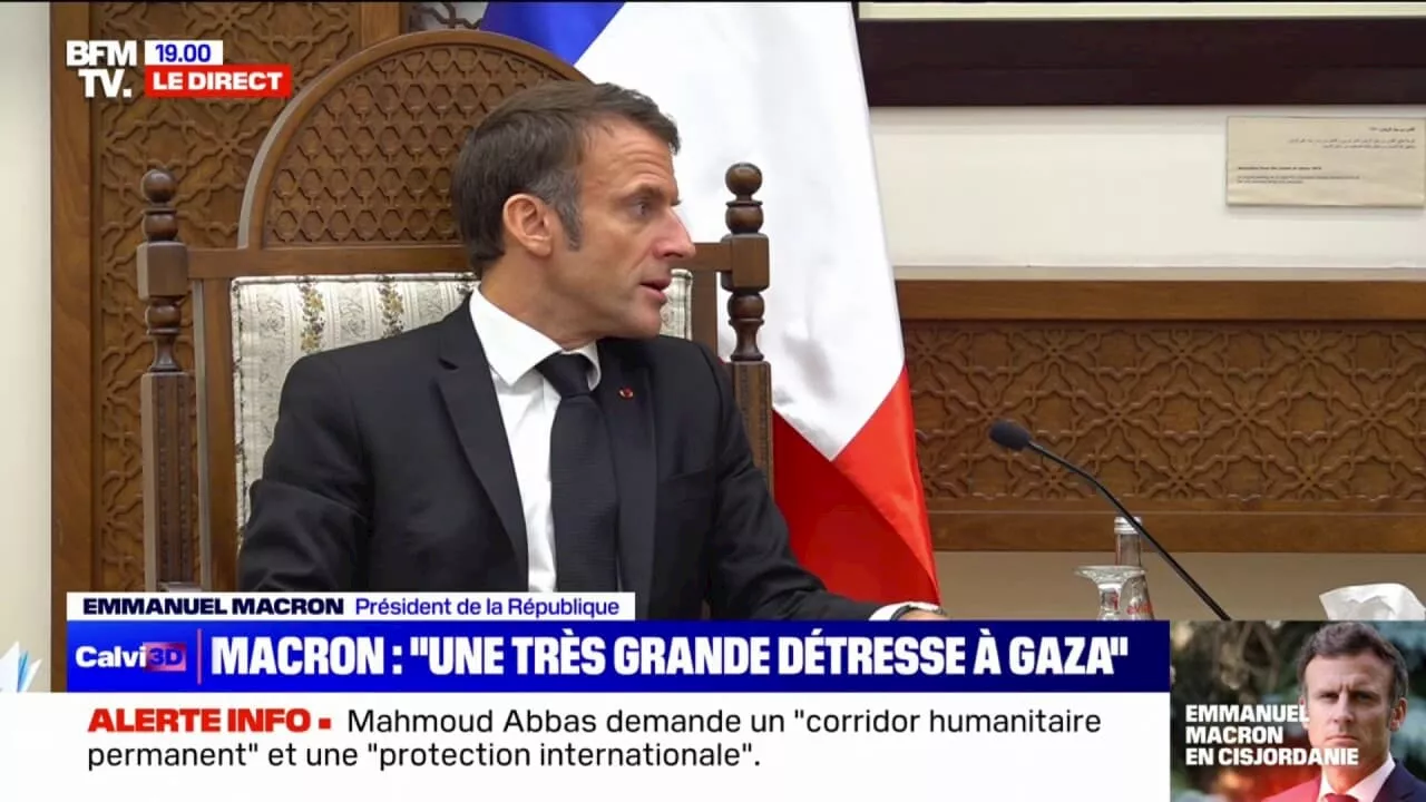 Emmanuel Macron: 'Une vie palestinienne vaut une vie française, qui vaut une vie israélienne'