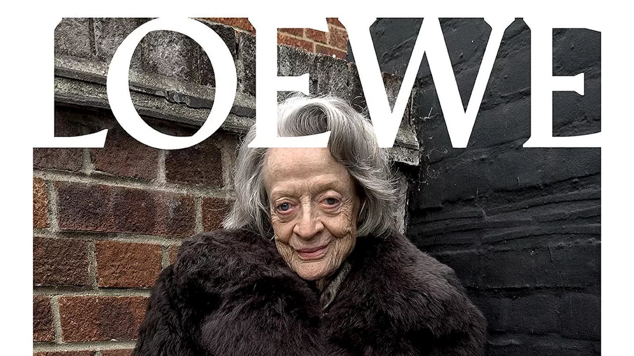 L'actrice Maggie Smith, 88 ans, est le nouveau visage de la dernière collection de Loewe