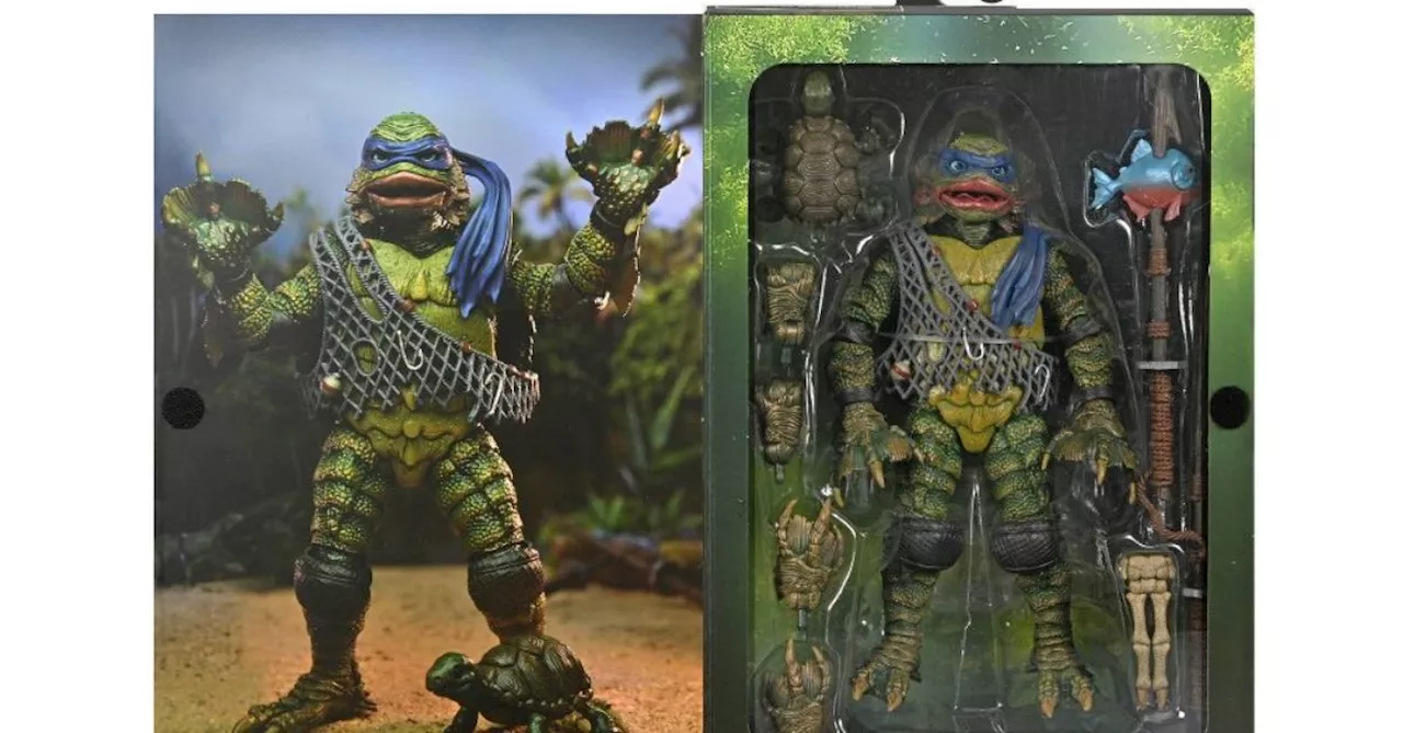 Leonardo is the Creature with NECA's Universal Monsters x TMNT Line