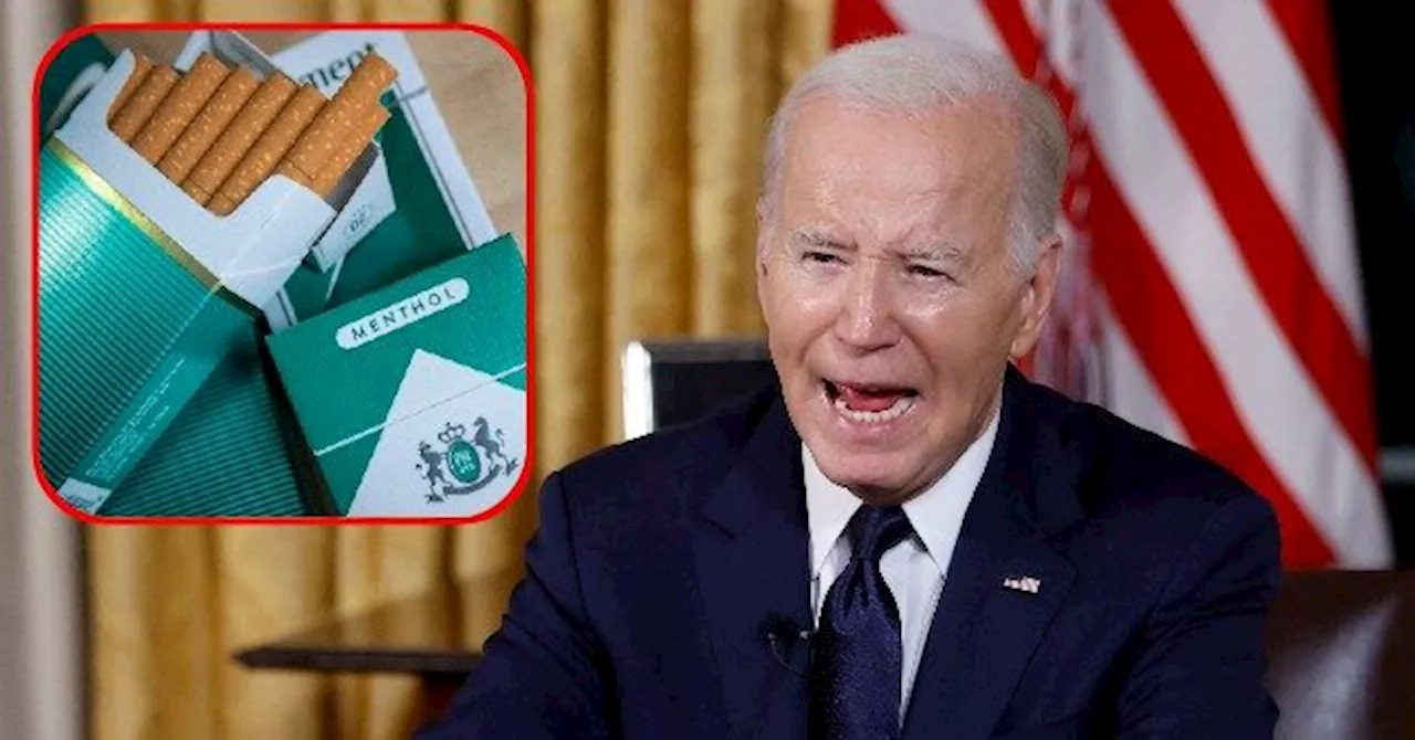 Joe Biden Moves to Ban Menthol Cigarettes While Pushing Safe Crack Pipes, Marijuana Reform