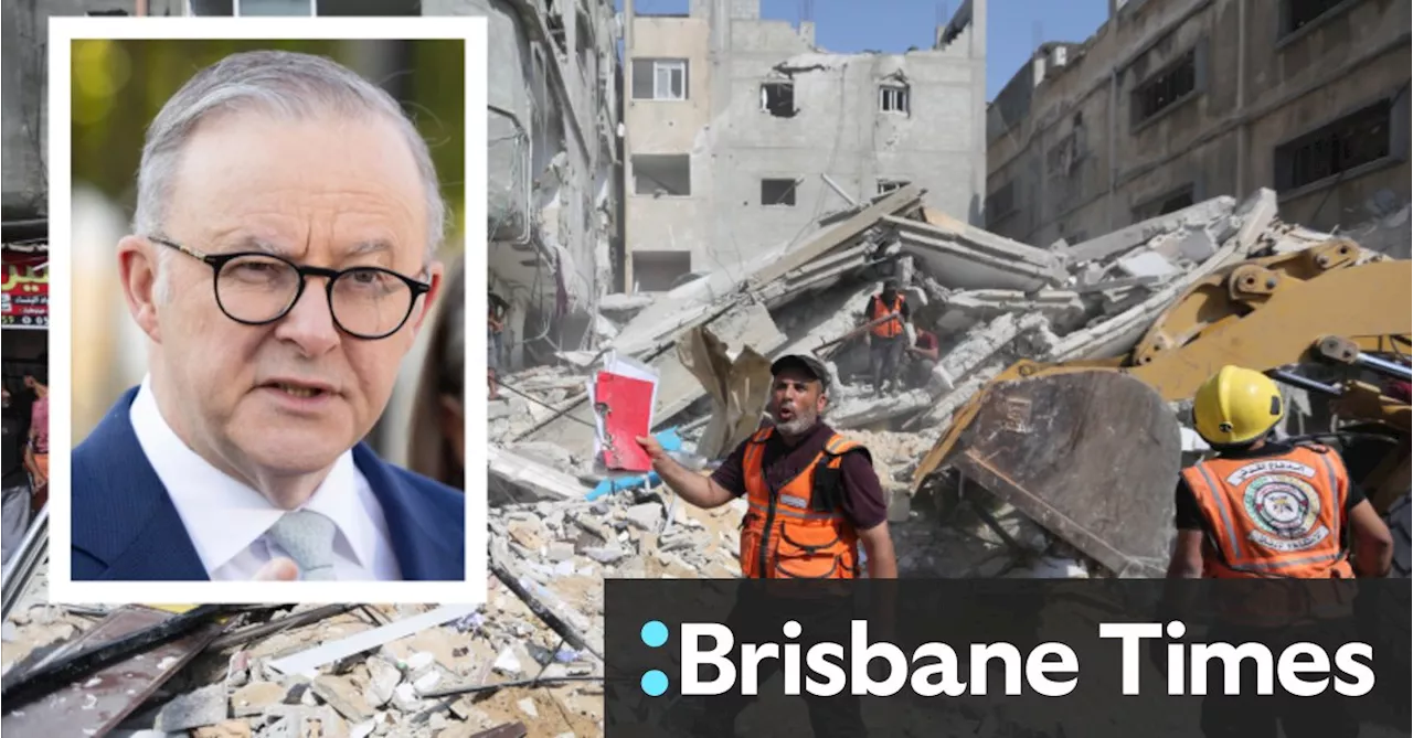 Albanese cool on French call for international coalition to fight Hamas