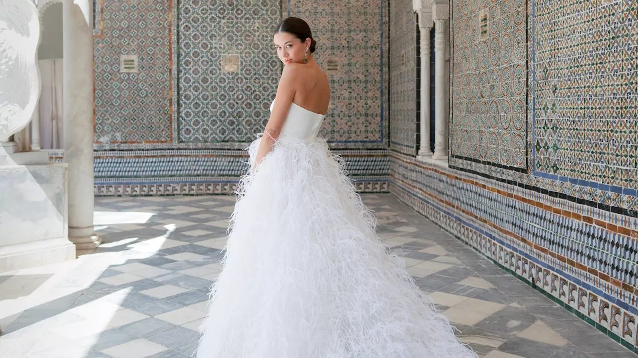 The Bride Wore An Ostrich-Feather Skirt & A Corset For Her Colourful Three-Day Wedding In Seville