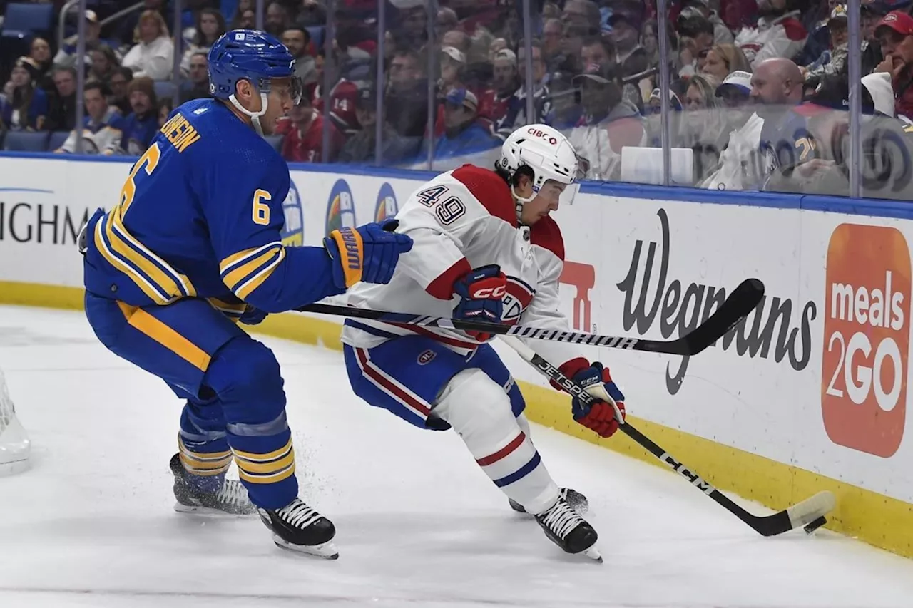 Allen stops 36 shots as Canadiens beat Sabres 3-1