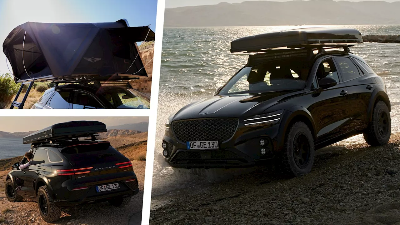 Genesis Camping Gear Black Edition Unlocks The Adventurous Side Of The GV70 And GV80