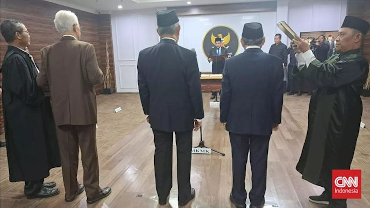 Anwar Usman Resmi Lantik Wahiduddin, Jimly, Bintan Jadi Anggota MKMK