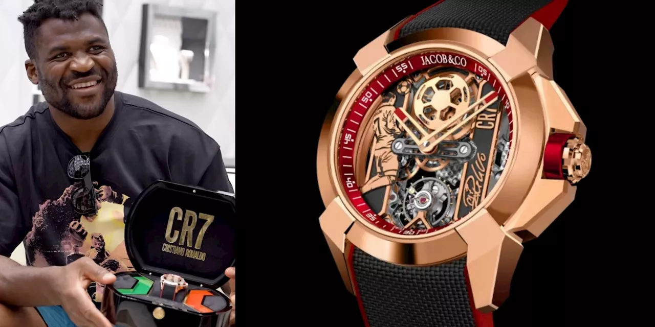 Ronaldo regala un orologio di lusso a Ngannou: vale una cifra pazzesca