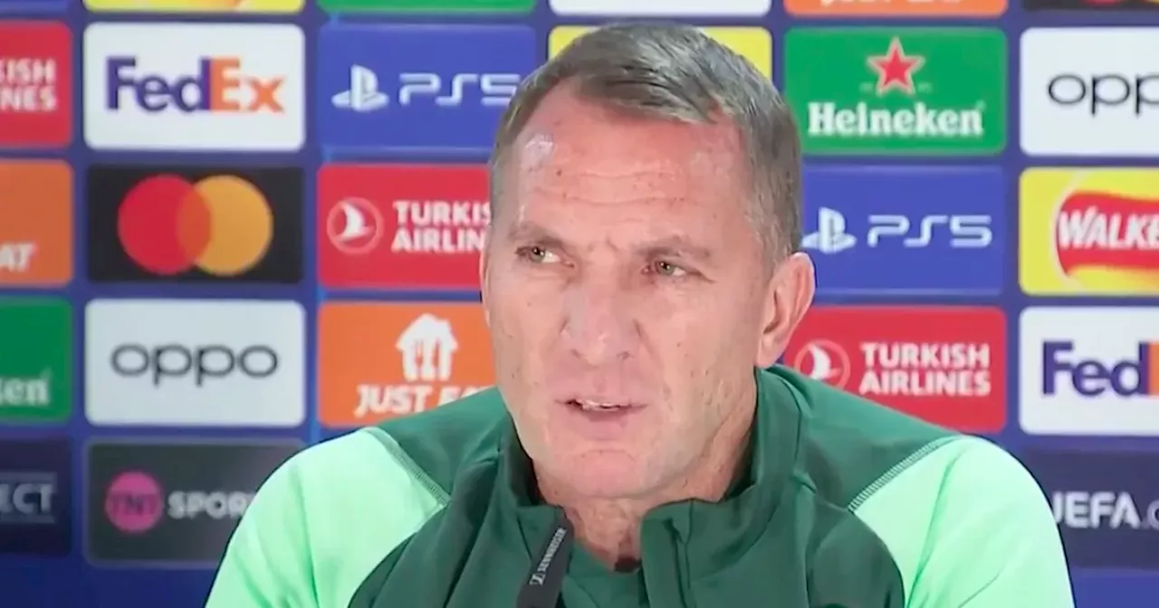 Brendan Rodgers vows Celtic Park will be 'on fire' against Atletico madrid