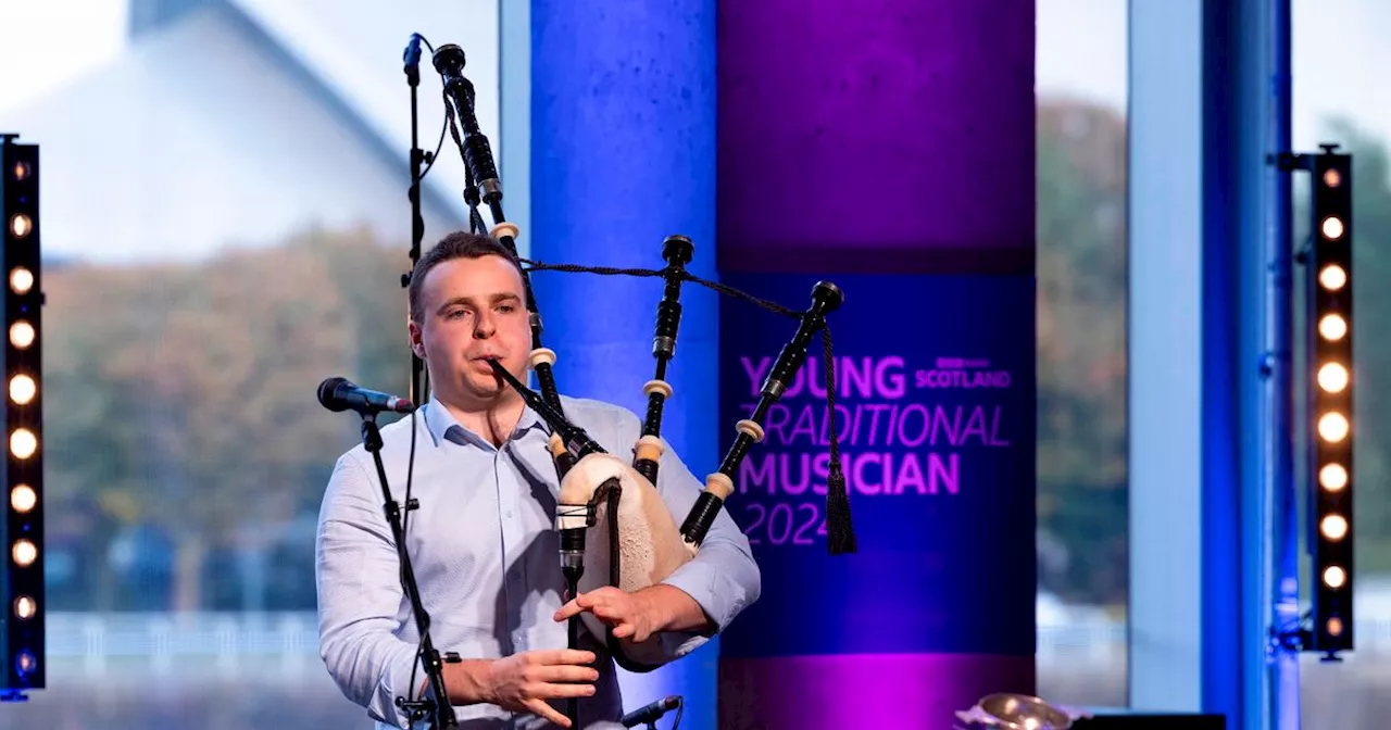 Perthshire piping talent John Dew in BBC Young Trad music finals