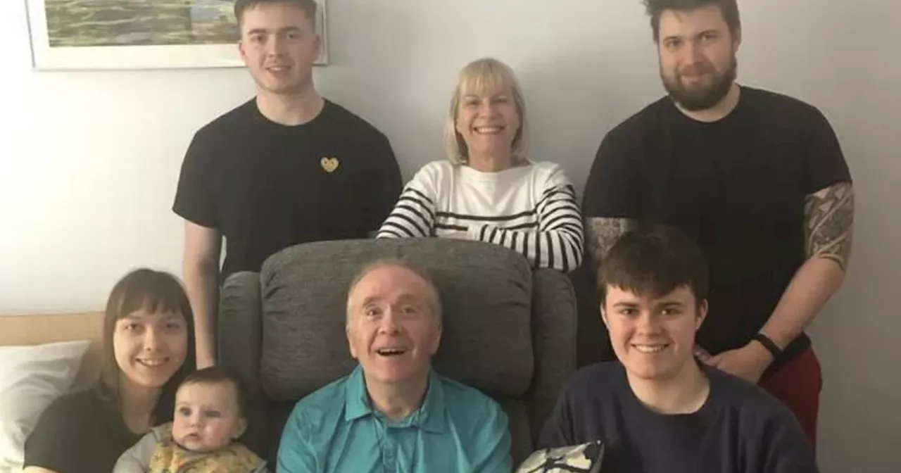 Scots dad diagnosed with MND just three days into lockdown after choking on food