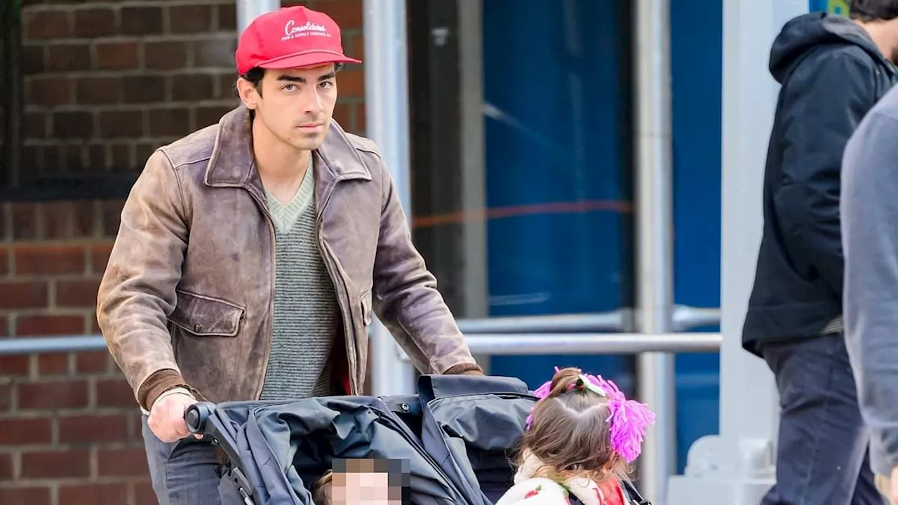 Joe Jonas enjoys quality time with his daughters Willa, three, and Delphine, one, in NYC... a week...