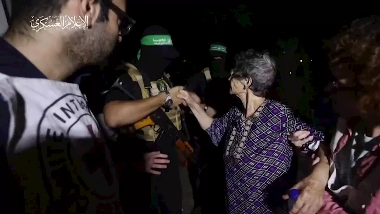 Israeli woman, 85, whose gesture of peace towards Hamas captors was seen around the world explains...