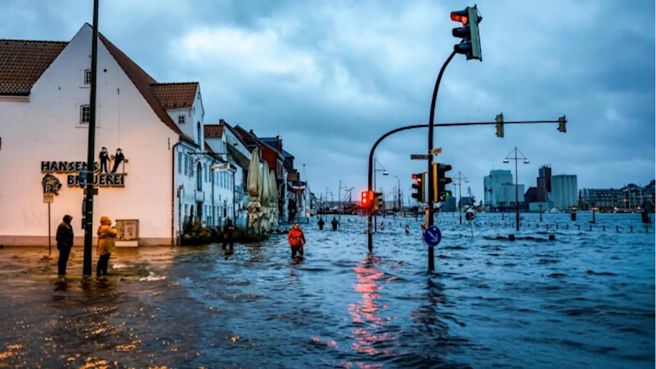 Kritik hagler ned over borgmester efter stormflod i Flensborg | Nyheder