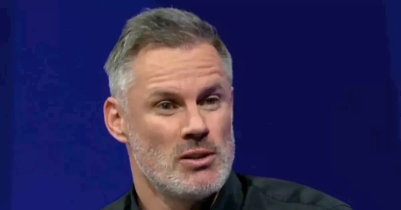 Jamie Carragher names his Premier League player of the season so far