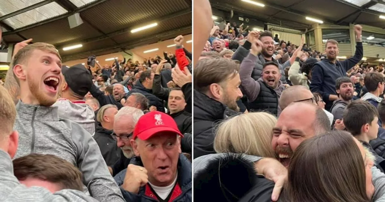 What it was like in delirious away end as Liverpool humiliated Man Utd