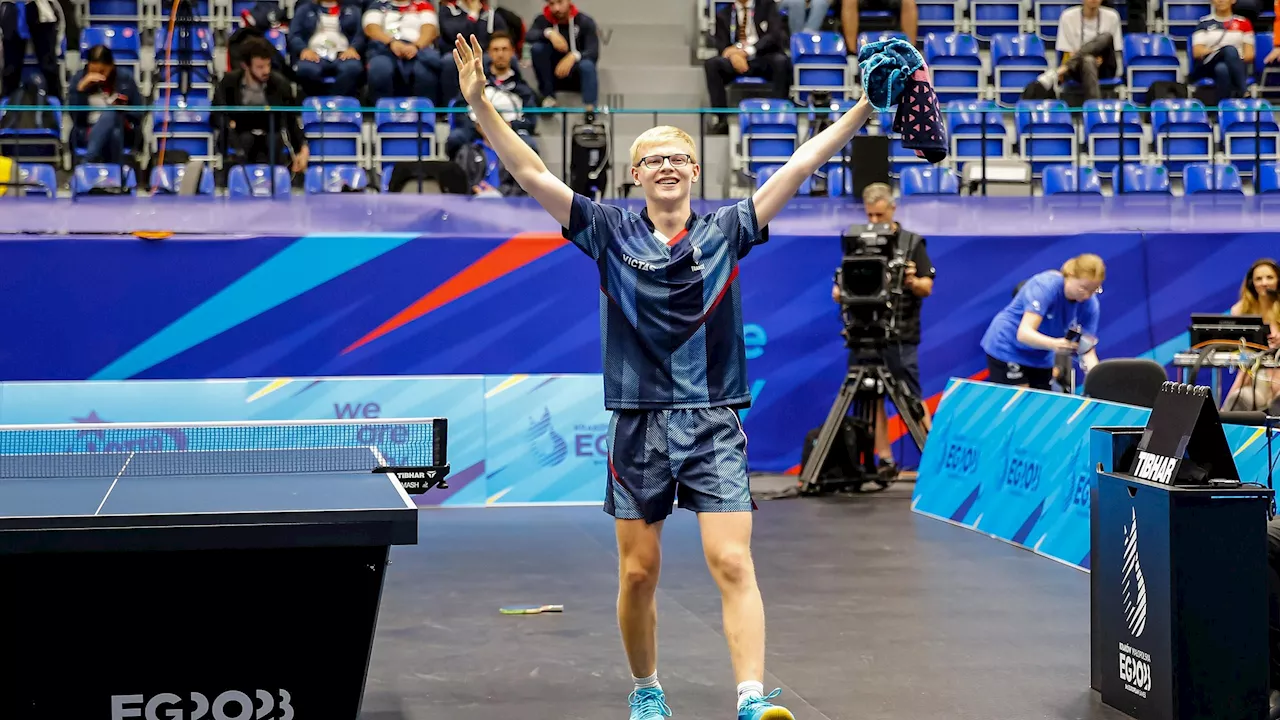 Tennis de table : Félix Lebrun 3e plus jeune joueur à intégrer le Top 10 mondial