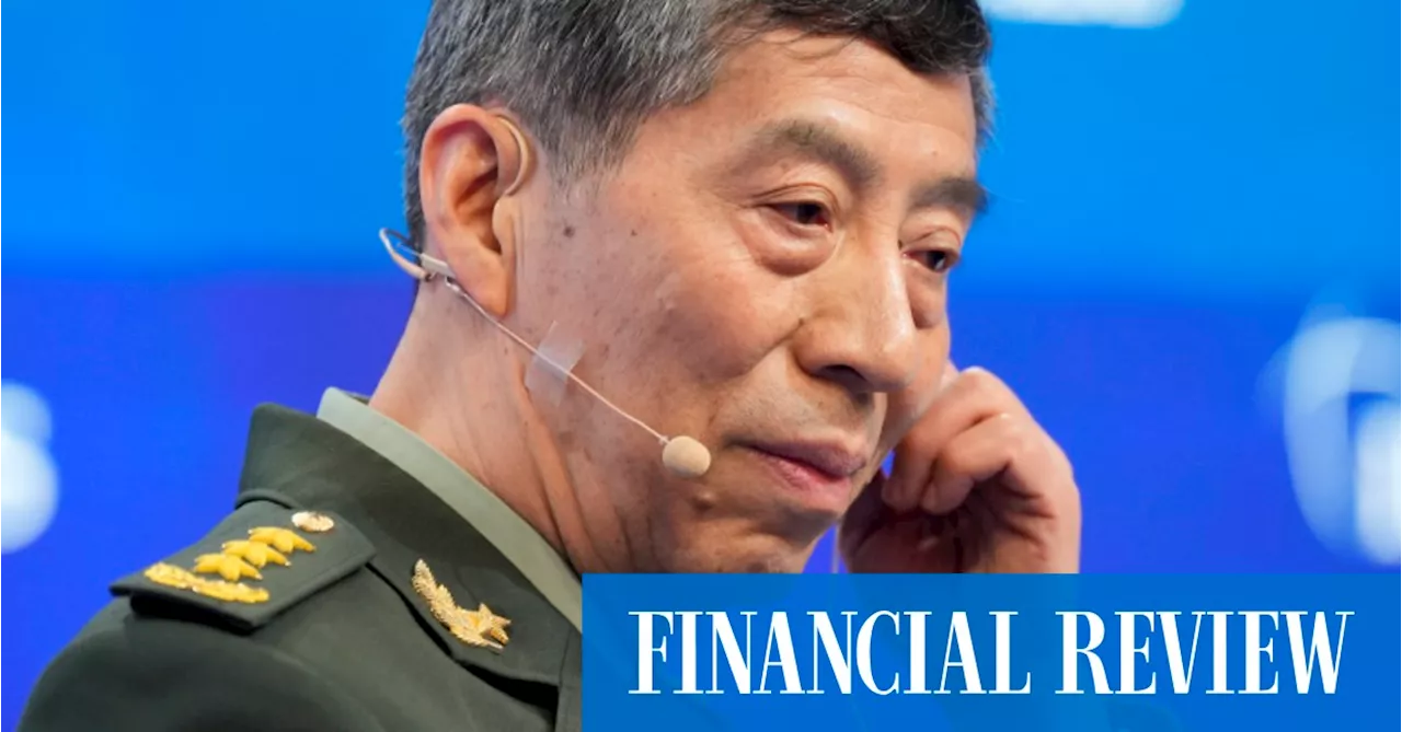 China defence minister Li Shangfu sacked amid mystery disappearance