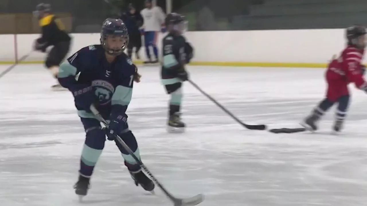 11-year-old girl blazing a trail on the ice